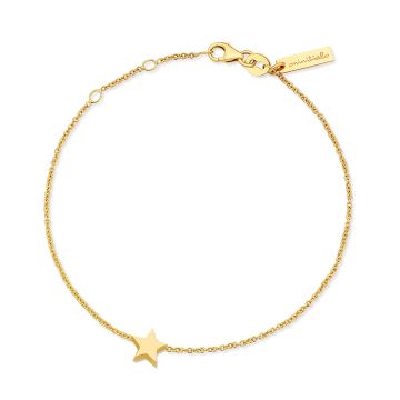 Minitials gouden asarmband One Signature Ster