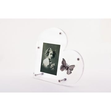 Plexiglas hart met asvlinder