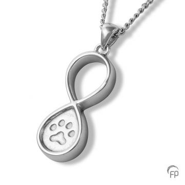 Zilveren dieren ashanger infinity