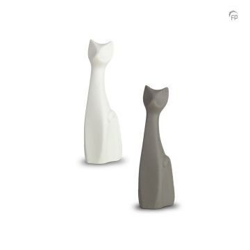 Porseleinen dierenurn abstracte kat