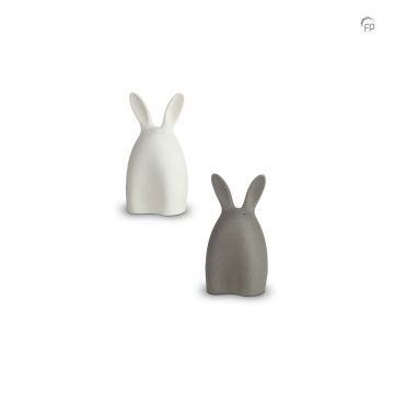Porseleinen dierenurn konijn