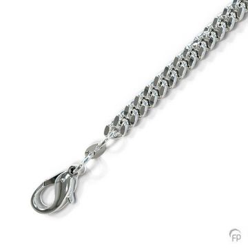 Gourmetcollier zilver 2.0 mm