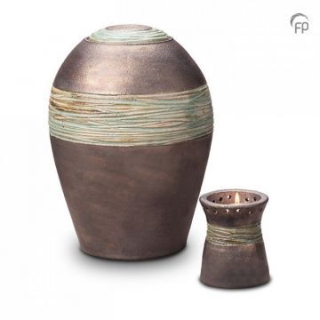 Keramische metallic urn