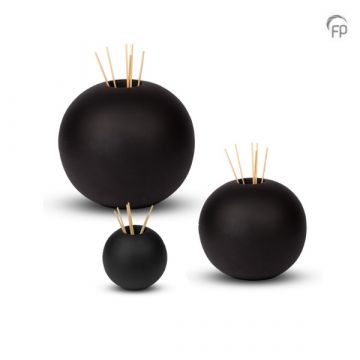 Keramische urn essence of life - zwart