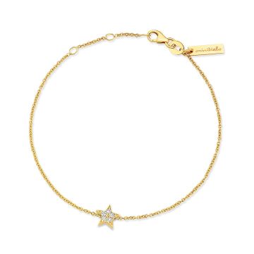 Minitials gouden asarmband One Pavé Ster