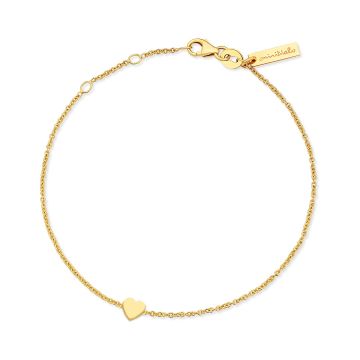 Minitials gouden asarmband One Signature Hart