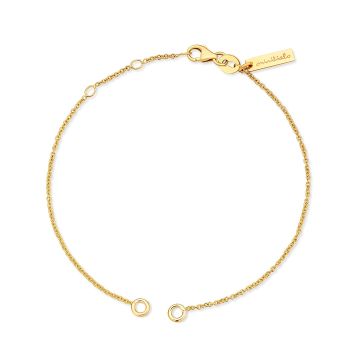 Minitials gouden armband Signature los