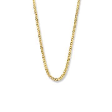 Minitials gouden ketting Signature los