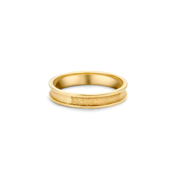 Minitials gouden ring circle of love