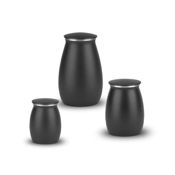 Metalen urn Tribute - antraciet