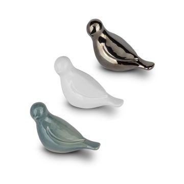 Keramische mini-urn keepsake Whistling Bird