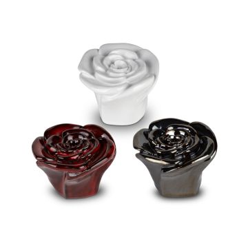 Keramische mini-urn keepsake Rosa