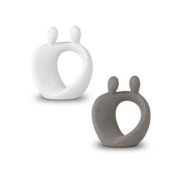 Porseleinen mini-urn keepsake Family