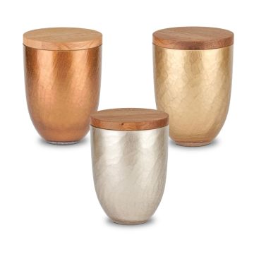 Glazen urn Oak Crackel