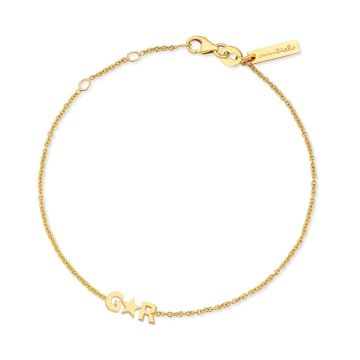 Minitials gouden armband Signature
