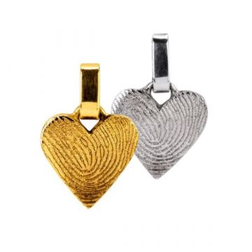 Hanger hartje met vingerafdruk