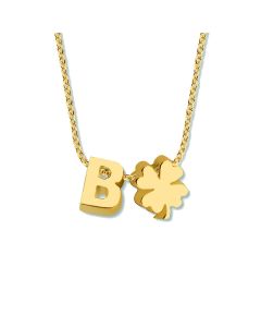 Minitials gouden ketting Signature