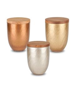 Glazen urn Oak Crackel