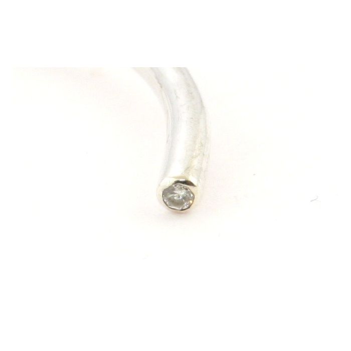 Zilveren asarmband met zirkonia’s (21 cm)