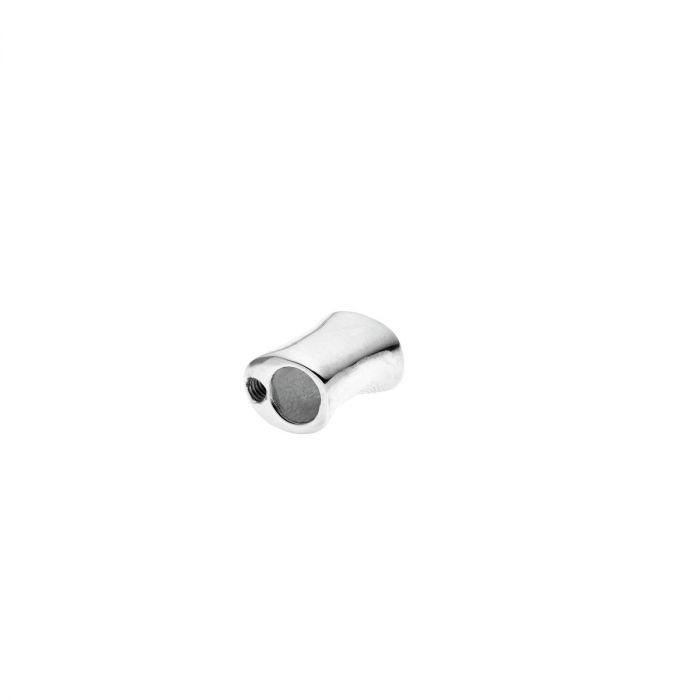 Asbedel in organische vorm met vingerafdruk - 16 cm