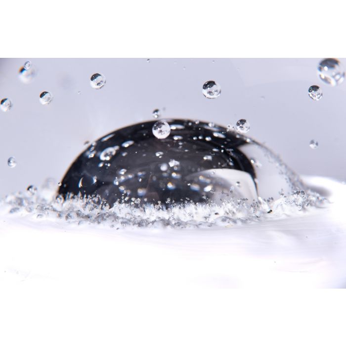 Glasreliek fluisterstil - wit