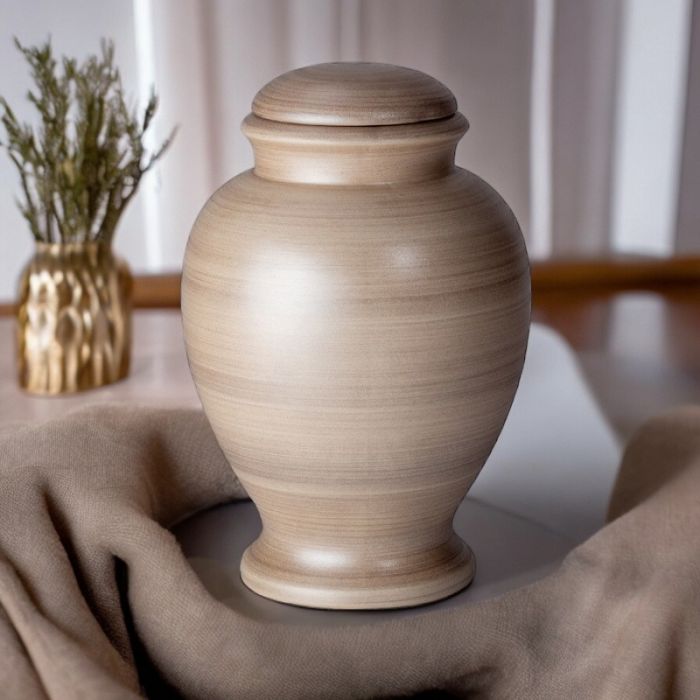 Biologische urn klassiek - crème (3.40 L)