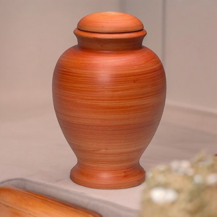 Biologische urn klassiek - lichtbruin (3.40 L)