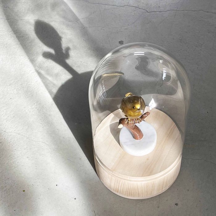 Byelove bell shrine urn bird