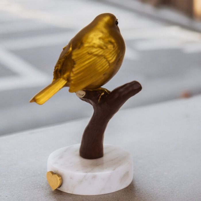 Byelove marmeren urn Robin
