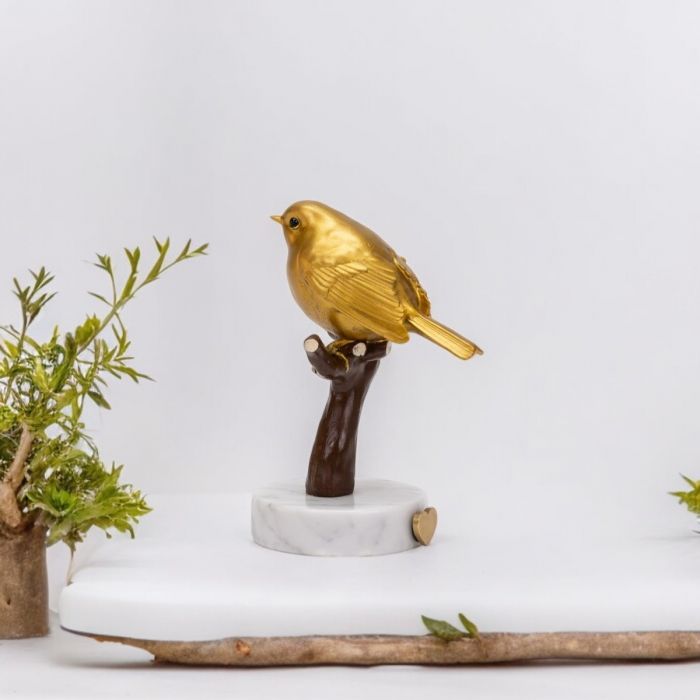 Byelove marmeren urn Robin