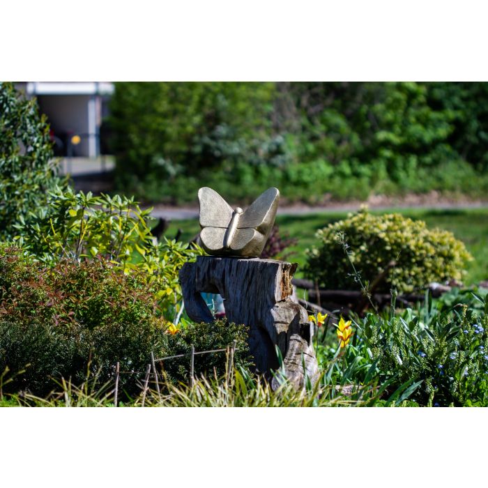 Keramische kunsturn Mariposa - goudkleurig (0.80 L)