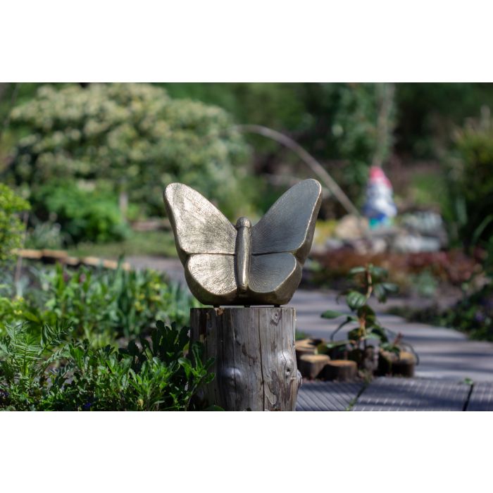 Keramische kunsturn Mariposa - goudkleurig (3.40 L)