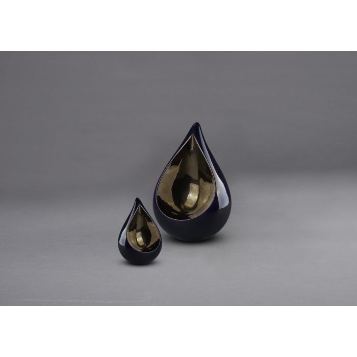 Keramische urn Celest - donkerblauw (3.40 L)