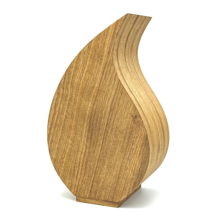 Houten urn Magnolia - eikenhout