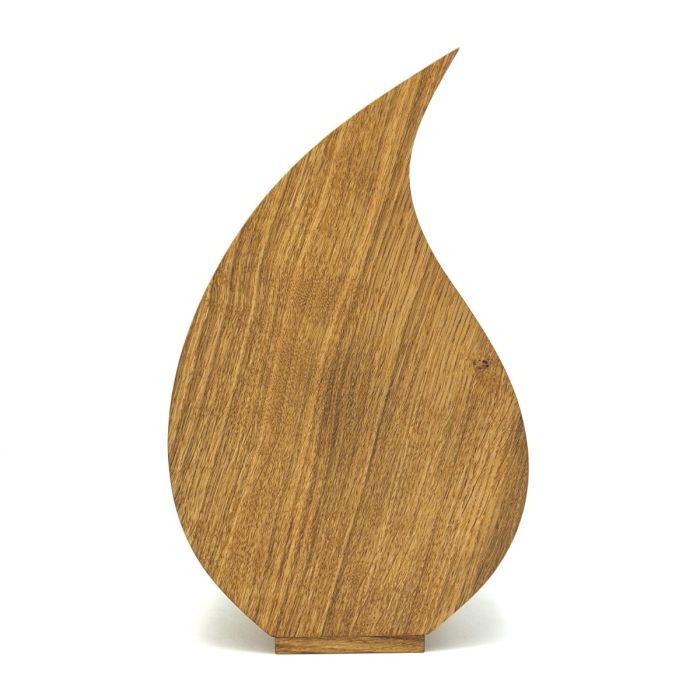 Houten urn Magnolia - eikenhout