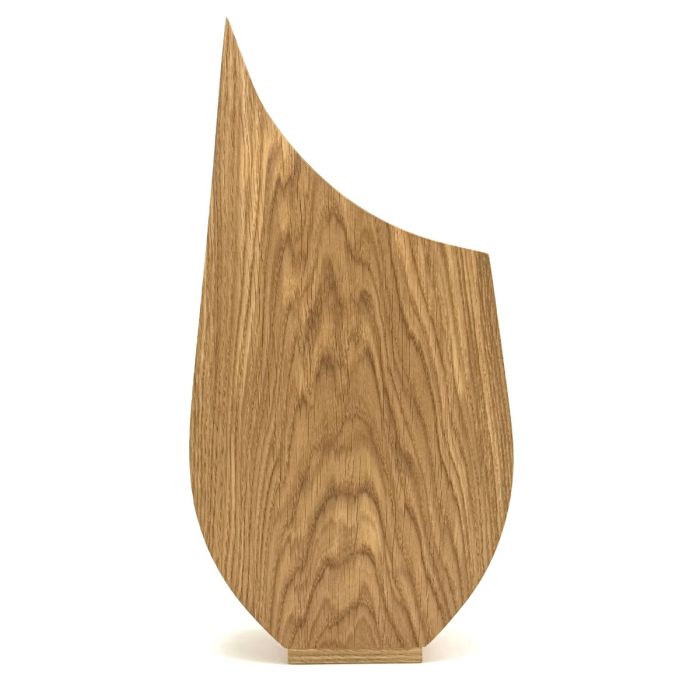 Houten urn Lavendel - eikenhout