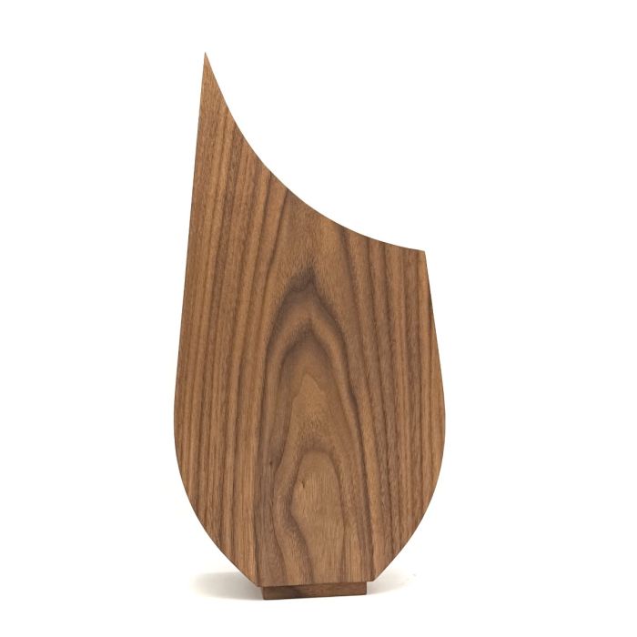 Houten urn Lavendel - notenhout