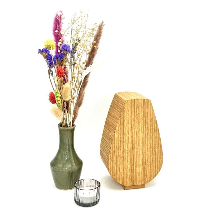 Houten urn Anjer - eikenhout (0.80 L)