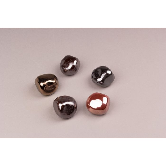 Keramische mini-urn knuffelkeitje - steel grey (0.05 L)