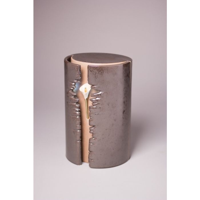 Keramische led urn - bruin (3.80 L)
