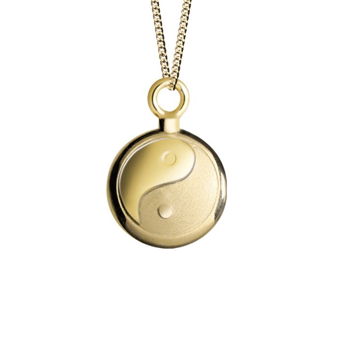 Gouden ashanger Yin-Yang los