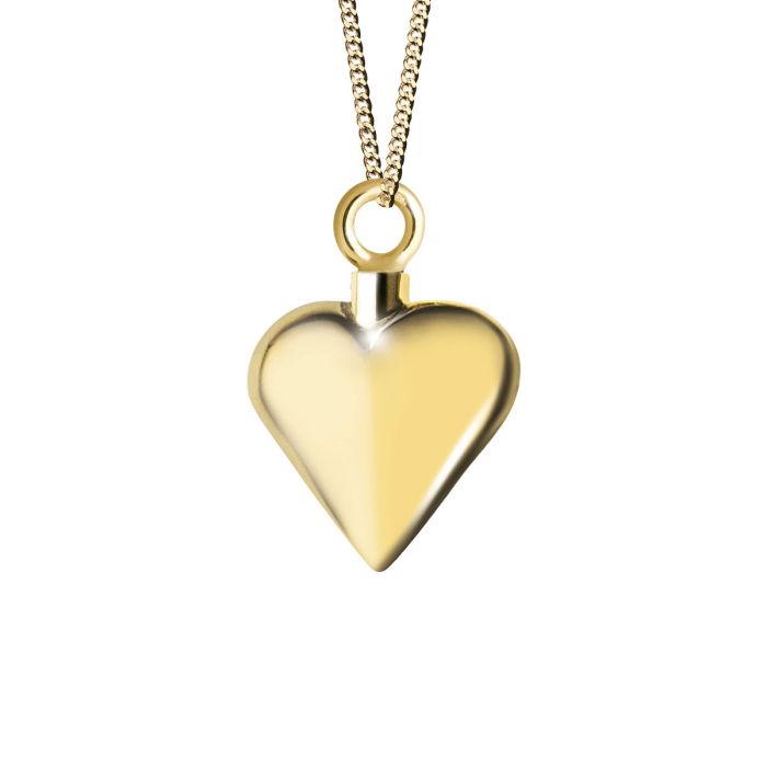 Gouden ashanger hart los