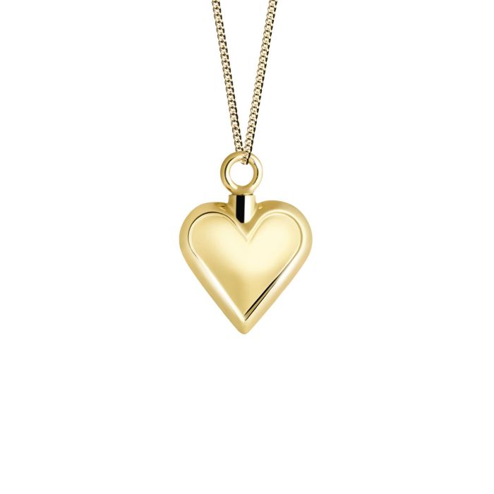 Gouden ashanger hart mini los
