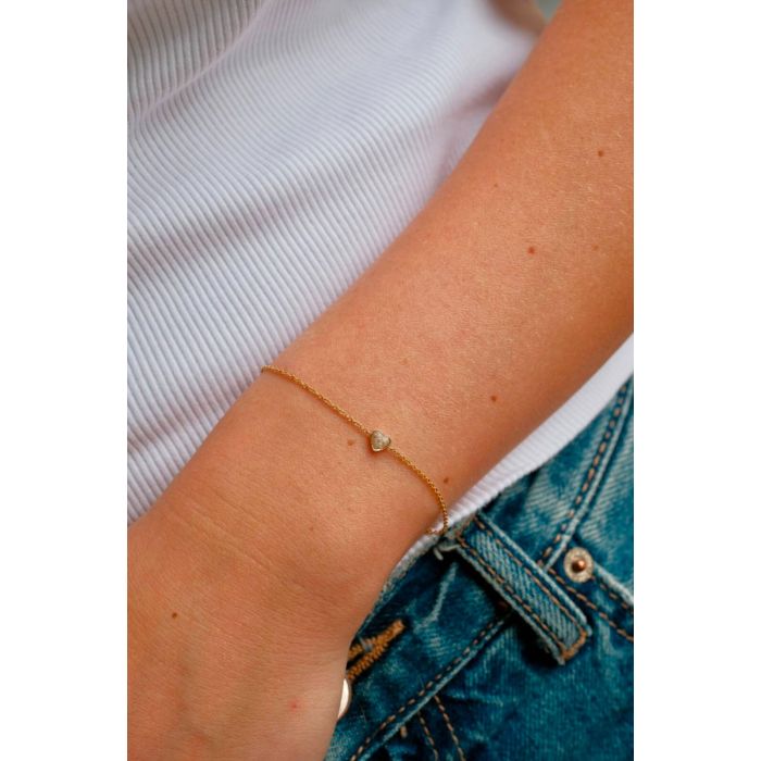 Minitials gouden asarmband One Signature Ster - geelgoud
